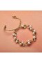 Certified Real Pearl Natural Cut Natural Stone Macrame Bracelet - 3
