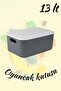 2 Pieces 13.4 Lt Gray Multi-Purpose Closet Organizer Box with Lid, Decorative Box, Toy Box - 5