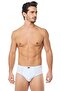 Men's Combed Cotton Slip Panties - Pack of 2 - White - 2