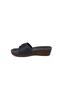 Women's Navy Blue Buckle Casual Slippers - 3