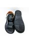Men's Black Genuine Leather Sandals - 2