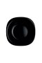 Carine Noir Black Cake Plate 19cm Set of 6