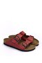 Women's Red Slippers - Lens - SA19SK004 - 2