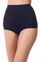Women's Black Long Waist Slip Corset Silicone 33636