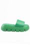 6170 Women's Neon Color Thick Sole Slippers with Footboard - 4