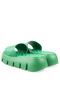 6170 Women's Neon Color Thick Sole Slippers with Footboard - 6