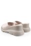 Women's Skin Genuine Leather Wedge Heeled Slippers 6212 - 6