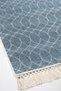 Non-Slip Base Djt 3-Piece Bath Mat Set Star Cotton Mixed Round Scandinavian F5084 Navy Blue - 4