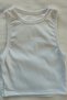 Black and White Double Undershirt Crop-Crew Neck Crop-Women's Crop-Summer (Combed Fabric) Undershirt - 4