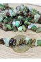 Perforated Chrysoprase Stone Mini Size 50 Pieces
