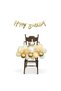 Baby High Chair Birthday Balloon Decoration Set