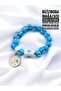 Murano Glass Basement Bead Charm Evil Eye Bead Bracelet Evil Eye Beaded Bracelet - 2