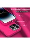 iPhone 14 Pro Max Shockproof Soft Touch Silicone Phone Case Anti-Scratch Cover - Fuchsia - 3