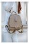 حقيبة كتف نسائية من Sand Monogram مطبوع وحقيبة يد مدمجة - 2