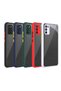 Samsung Galaxy A02S Case Glossy Transparent Kaff Cover with Corner and Camera Protection on the Back - 3