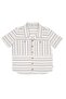 100% Cotton Sports Cut Short Sleeve Natural Shirt