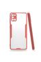 Samsung Galaxy A21S Case Frosted Transparent Parfait Cover with Camera Protection on the Back