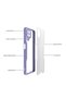 Samsung Galaxy M32 Case Frosted Transparent Parfait Cover with Camera Protection on the Back - 4