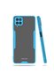 Samsung Galaxy A12 Case Frosted Transparent Parfait Cover with Camera Protection on the Back