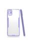 Samsung Galaxy A31 Case Frosted Transparent Parfait Cover with Camera Protection on the Back