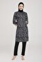 Women's Long Sleeve Adna Black Hijab Swimsuit 9c0t3n2 - 3