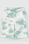 Boy's Summer Top and Bottom Set Green Shorts T-shirt Torent - 2