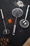 Automatic Beater, Pizza Dough Cutter, Tongs Colander with Strainer, Fat Skimmer
