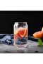 2 Pieces Glass Cola Box Shaped Trendy Borosilicate Presentation, Milk and Juice Glasses - 2