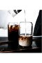 2 Pieces Glass Cola Box Shaped Trendy Borosilicate Presentation, Milk and Juice Glasses - 5