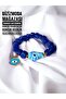 Murano Glass Basement Bead Charm Evil Eye Bead Bracelet Evil Eye Beaded Bracelet - 2
