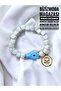 Murano Glass Basement Bead Charm Evil Eye Bead Bracelet Evil Eye Beaded Bracelet - 4