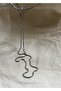 Unisex 60 Cm Thin Twist Chain Necklace - 3