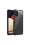 Samsung Galaxy A02S Case Glossy Transparent Kaff Cover with Corner and Camera Protection on the Back