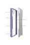 Samsung Galaxy A01 Core Case Frosted Transparent Parfait Cover with Camera Protection on the Back - 4
