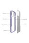 Apple iPhone 12 Pro Case Camera Protected Frosted Transparent Parfait Cover - 4