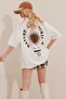 Plus Size Women's Nature & Nurture Printed Oversize Cotton T-shirt