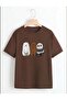 Bestie Teddy Bear Printed Oversize Cotton Kids T-Shirt