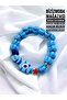 Murano Glass Basement Bead Charm Evil Eye Bead Bracelet Evil Eye Beaded Bracelet - 2