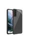 Samsung Galaxy S21 Plus Case Glossy Transparent Kaff Cover with Corner and Camera Protection on the Back