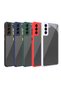 Samsung Galaxy S21 Plus Case Glossy Transparent Kaff Cover with Corner and Camera Protection on the Back - 3