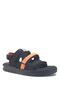 Black-Orange Men's Sandals 2Sarizona3Fx - 2