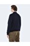 Men's Knitted Roundneck C.W.Wool Sweater - 2