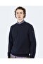 Men's Knitted Roundneck C.W.Wool Sweater - 3