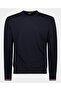 Men's Knitted Roundneck C.W.Wool Sweater - 5