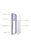 Samsung Galaxy S21 Ultra Case with Camera Protection Frosted Transparent Parfait Cover on the Back - 4