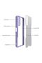 Huawei P Smart 2021 Case Frosted Transparent Parfait Cover with Camera Protection on the Back - 4