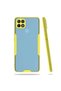 Oppo A15 Case Frosted Transparent Parfait Cover with Camera Protection on the Back