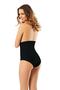 Laser Cut Waist Basen Recovery Thin High Waist Non-Marking Slip Corset Black - 2
