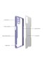 Samsung Galaxy M51 Case Frosted Transparent Parfait Cover with Camera Protection on the Back - 4