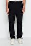Siyah Jogger Fit Baggy Paraşüt Pantolon TMNSS23PL00045 - 2